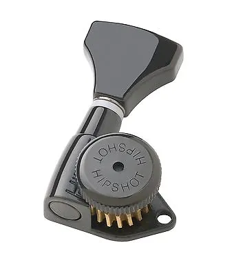 Hipshot Grip-Lock Open 18:1 3x3 Black Locking Tuners With UMP 6K2GL0B • $64.95