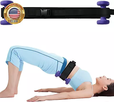 Hip Thrust Belt Exercise Booty Belt For Hip Thrust Use With Dumbbells Kettlebe • $14.62