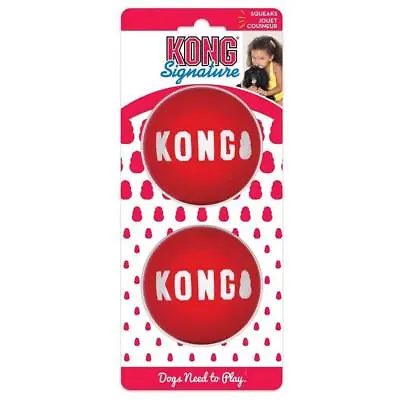 £4.24 • Buy KONG Signature Balls Dog Toy 2 Pack
