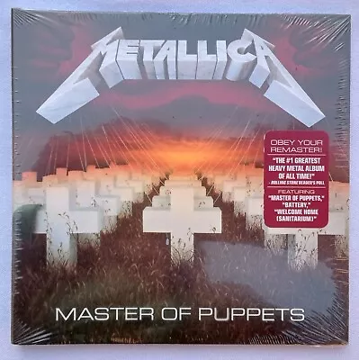 METALLICA Master Of Puppets 2017 Remastered Factory Sealed Digipak Hyper-Sticker • $12.99