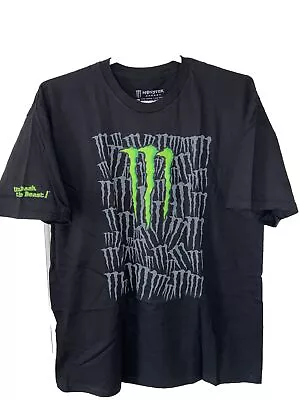 New XL Official Monster Energy POS MEN’S POS SHADOW CLAW Shirt Black 805714 NEW • $23.98