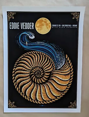 Eddie Vedder Todd Slater Brisbane 2014 • $599