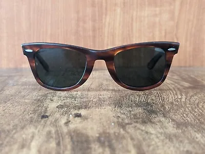 Vintage Ray Ban B&l Wayfarer 5024 Brown Acetate Sunglasses Made In Usa #632 • $202.33