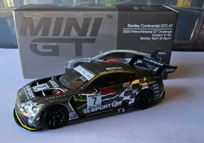 Mini Gt - Bentley Continental Gt3 #7 2020 Intercontinental Gt Challenge Kyalami • $39.95