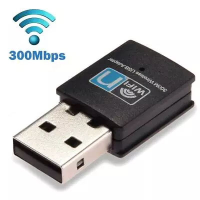 Hot New Mini 300M USB WiFi Adapter Wireless Wifi Dongle IEEE 802.11 N/g/b Wifi • $11.69