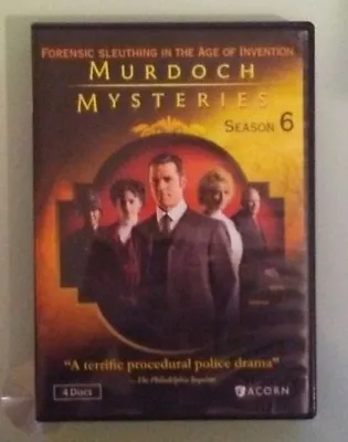 MURDOCH MYSTERIES  Season Six 6 Sixth  DVD  • $14.93