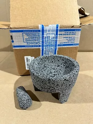Lindo 6 Inch Molcajete Mortar And Pestle Mexican Handmade With Lava Stone • $44.99