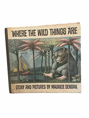 Where The Wild Things Are Maurice Sendak Hardcover 1st Edition 1963 Dirty • $63