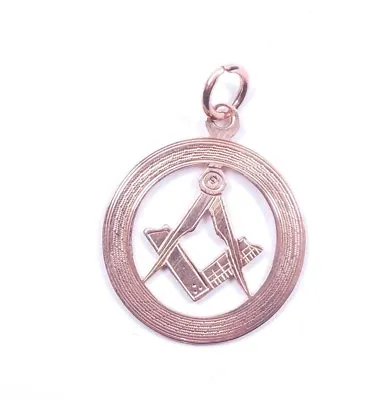 Antique Rose Gold Masonic Pendant 9 Carat HG&S Chester 1923 HM 3.1g • £100