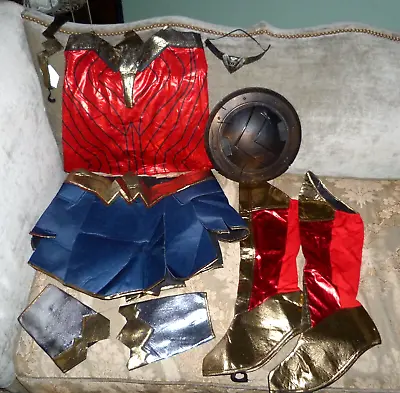 $42.95 • Buy Wonder Woman Costume Deluxe Size XL Plus DC Comics + Shield New* Rubies Complete