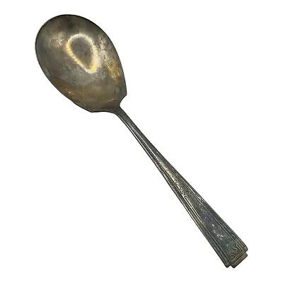 Vintage Art Deco Sheffield England Serving Spoon  Flatware EPNS A1 Silverplate • $10.49