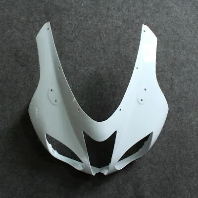 Nose Fairing For Kawasaki Ninja ZX6R 2007 2008 ZX600P Unpainted Upper Front Cowl • $49