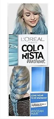 £9.98 • Buy L'Oreal Colorista Washout Semi-Permanent Hair Dye 80ml - Ocean Blue - Free P&P