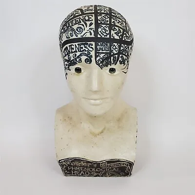 Antique Fowler's Improved Phrenological Head Phrenology Bust Ceramic 9-1/2  • $4200