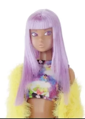 SEKIGUCHI JAPAN MOMOKO DOLL Ccs 23an PUNK TAN SKIN LAVENDER HAIR PETWORKS USSHIP • $235