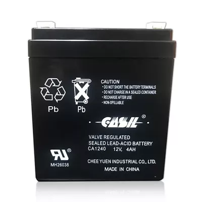 Casil Genuine CA1240 12V 4Ah SLA Alarm Battery Brand New Fresh • $21.99