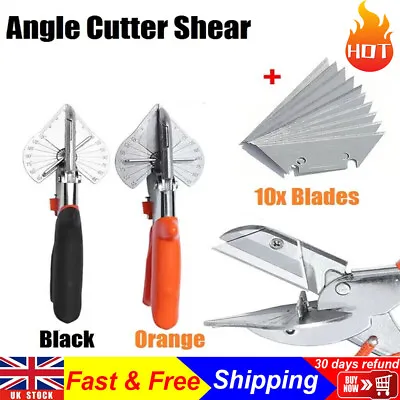 UK Multi Angle Cutter Mitre Shears Gasket Cutter Trim Bead Snips Steel Blade  • £6.64