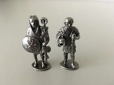 2 X Metal Roman Soldier Figures (english Heritage Collection) • £2.31