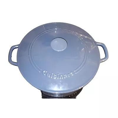 Cuisinart 7 Qt Cast Enamel Dutch Oven With Lid • $65