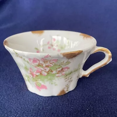 Schleiger 146 Haviland Limoges Gold Details Flat Cup ONLY Wm Alexander Troy NY • £17.58