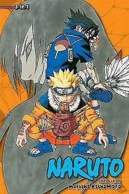 Naruto (3-in-1 Edition) Vol. 3: Includes Vols. 7 8 & 9 By Masashi Kishimoto... • £10.09