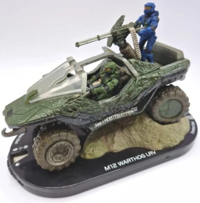 £10 • Buy HALO ActionClix BATTLE DAMAGED WARTHOG Miniature VEHICLE AND BASE ONLY