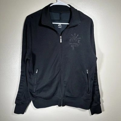 $34 • Buy Nike Manny Pacquiao Mens Track Jacket Black N98 Boxing Medium Zip-Up