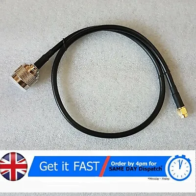 £8.49 • Buy 50cm N-Type Male Plug To SMA Male Adapter Connector RG58 Antenna Cable 