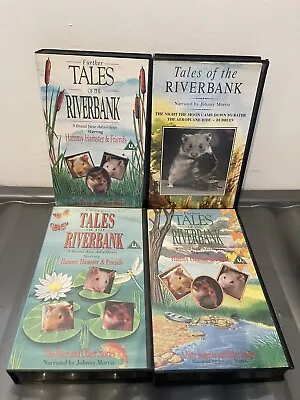 4 Tales Of The Riverbank Vintage VHS Video Cassette Tapes Classic Children’s TV • £14.99