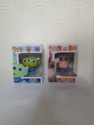 £6.50 • Buy Bullseye & Alien- Disney Toy Story - Funko Pop! Vinyl Figures Bundle Joblot