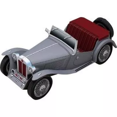 1:24 Scale MG TC Midget Classic Old Car 3D Paper Model DIY Creative Toy UK • $25.49