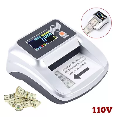 Bank Checker Detector Money Bill Counter Machine Cash Counting Counterfeit UV/MG • $63.65