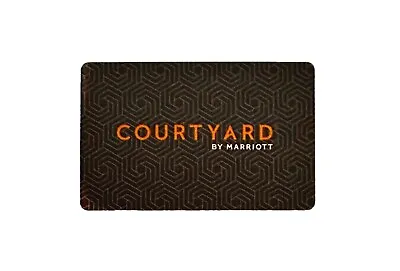 Marriott Courtyard Hotel Room Brown Design KEY CARD • $2.50