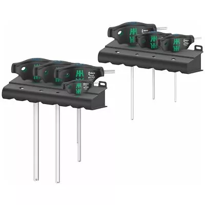 Wera 05023450001 T-Handle Metric Hex-Plus Driver Set With Rack (7-Piece Set) • $73.01