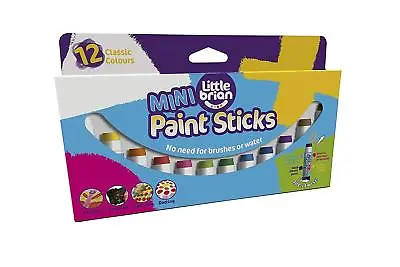 Little Brian Mini Paint Sticks In 12 Assorted Colours • £6.99
