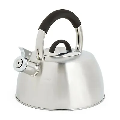 £22.99 • Buy 2.5L Stovetop Whistling Kettle, VonShef Stainless Steel Boiling Teapot W/ Handle