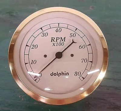 Dolphin 5  Gold Tachometer • $85