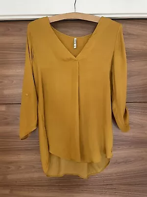 Stradivarius Blouse - Mustard Yellow Colour - M - Excellent Condition. • £3.99