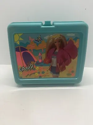 Vintage 1993 Camping Barbie Lunchbox Without Thermos 90’s • $8.50