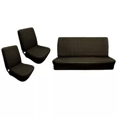 Black Vinyl Seat Covers / Full Set Front-Rear VW Bug 1958-1964 Empi 4636 • $199.95