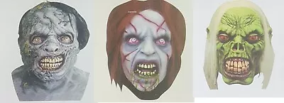 Zombie Mask Face Mask Mess Horror Mask Teenager Adult Halloween Party Mask • £4.99