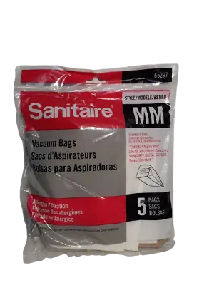 5 Pack Sanitaire Eureka Vacuum Bags Style MM 65297 Mighty Might Allergen Filter • $10.80