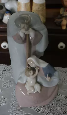 VINTAGE Lladro Figurine Blessed Family - Baby Jesus Mary & Joseph #1499 Spain • $218