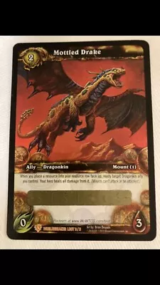 Wow Tcg Loot Mottled Drake Mount  Set Worldbreaker (unscratched) • $4100