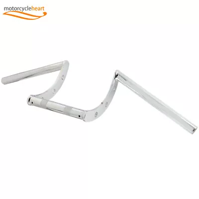 $42.52 • Buy Chrome Motorcycle 1'' Handlebars Z Bar Drag Bars For Yamaha Suzuki Honda Touring