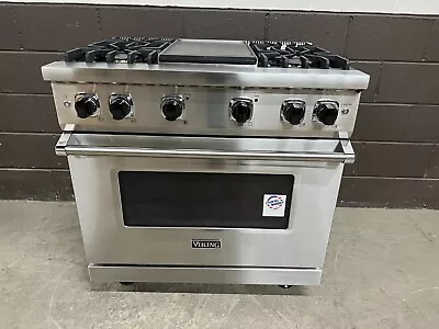 Viking VGR5364GSS - 36  Professional Gas Range 4 Burners + Griddle 5 Series • $7500