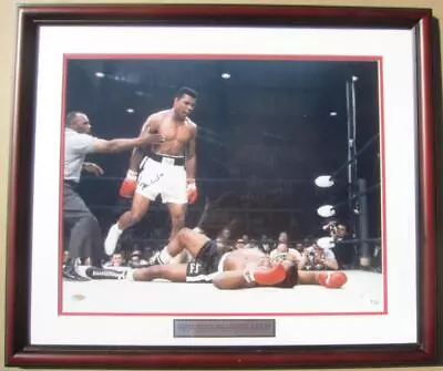 Muhammad Ali Signed 16x20 FRAMED Over Liston Photo W/ STEINER Online Authentics • $1599.99