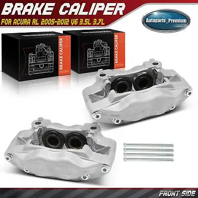 2Pcs Front Side Brake Calipers W/o Bracket For Acura RL 2005-2012 V6 3.5L 3.7L • $135.99