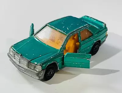 MAJORETTE MERCEDES BENZ 190E 2.3-16 Green No.231 Diecast 1:64 France Doors Open • $5.99