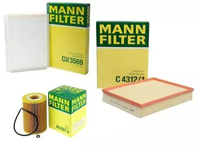 Mann Oil Air Paper Cabin Filter Kit For Dodge Mercedes Sprinter 2500 3500 3.0L • $47.95